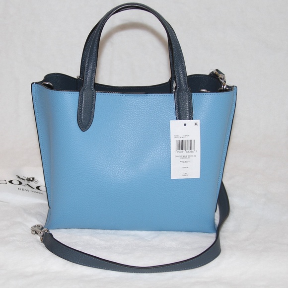 NWT Coach Willow Leather Tote 24 In Colorblock - Picture 3 of 6